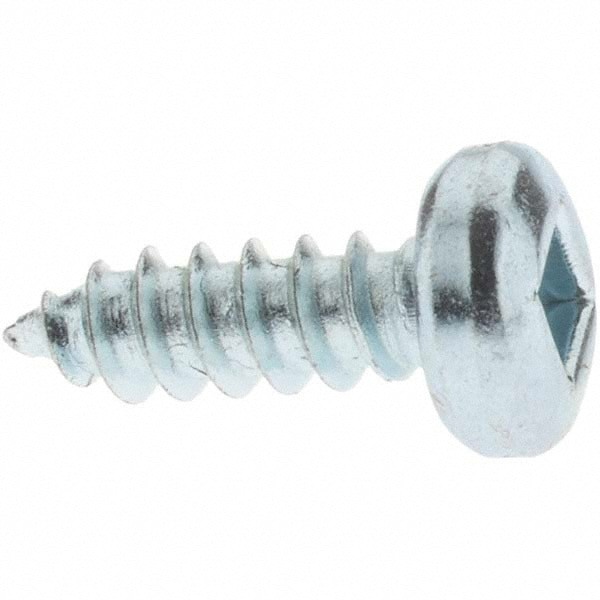 Sheet Metal Screw: #8, Pan Head, Square