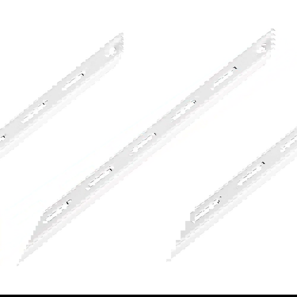 Brackets; Bracket Type: Shelf Standard ; Mount Type: Screw-On ; Length (Inch): 48 in ; Bracket Material: Metal ; Overall Width: 0.63 in ; Finish: White