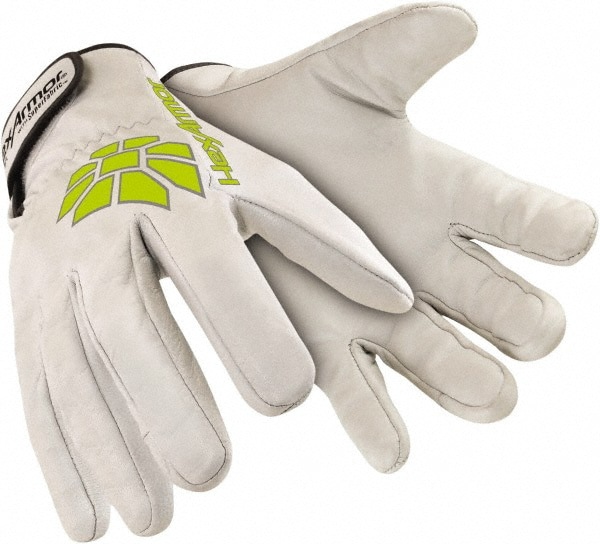 Cut, Puncture & Abrasive-Resistant Gloves: Size S, ANSI Cut A8, ANSI Puncture 4, Goatskin Leather