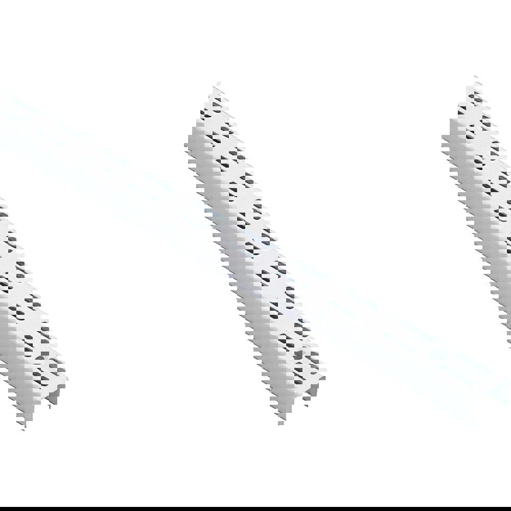 Brackets; Bracket Type: Double Shelf Standard ; Mount Type: Screw-On ; Length (Inch): 48 in ; Bracket Material: Metal ; Overall Width: 0.5 in ; Finish: White