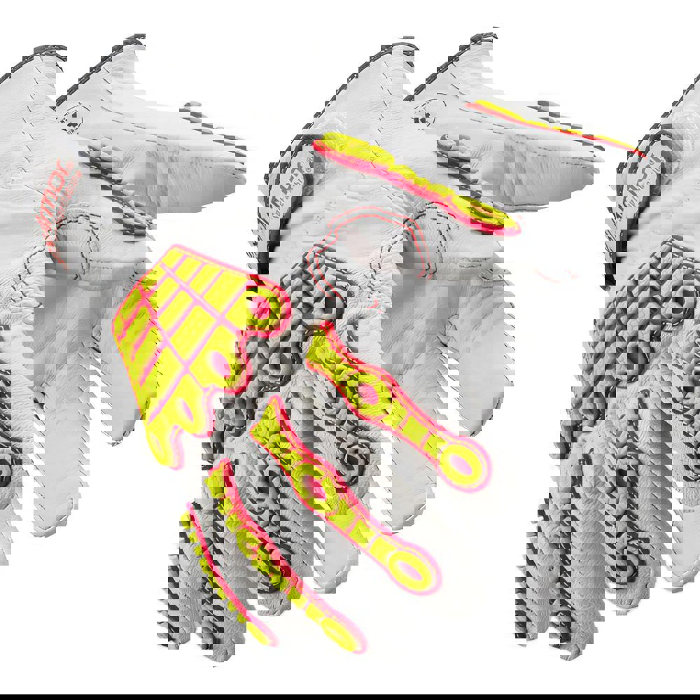 Cut & Puncture-Resistant Gloves: Size S, ANSI Cut A8, ANSI Puncture 4, Goatskin