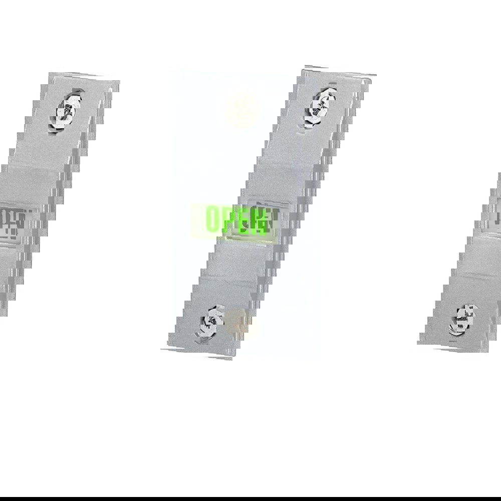 Deadbolts; Type: Exit Indicator; Key Type: Keyless; Lock Type: Keyless; Mount Type: Surface; Material: Aluminum; Minimum Door Thickness: 1.75 in; Maximum Door Thickness: 1.75 in; Minimum Order Quantity: Aluminum; Material: Aluminum; For Use With: Adams Ri