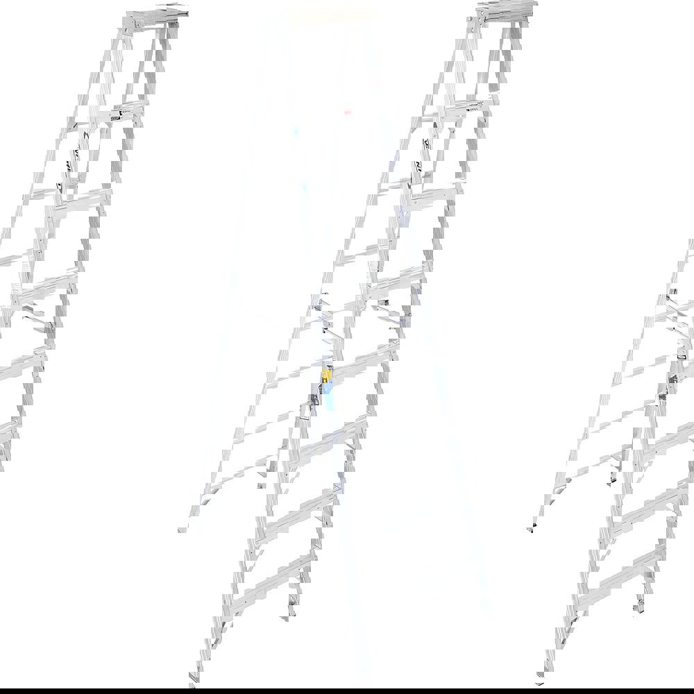 7-Step Aluminum Step Ladder: Type IAA, 375 lb Capacity, 8' High