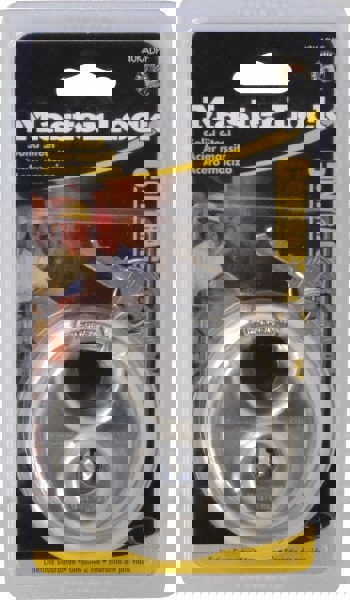 Padlock: Stainless Steel, Keyed Alike, 2-3/4