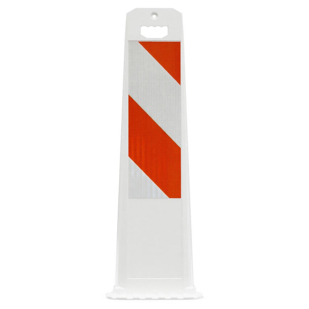 Traffic Barrels, Delineators & Posts; Reflective: Yes ; Base Needed: Yes ; Compliance: MASH Compliant; MUTCD Standards