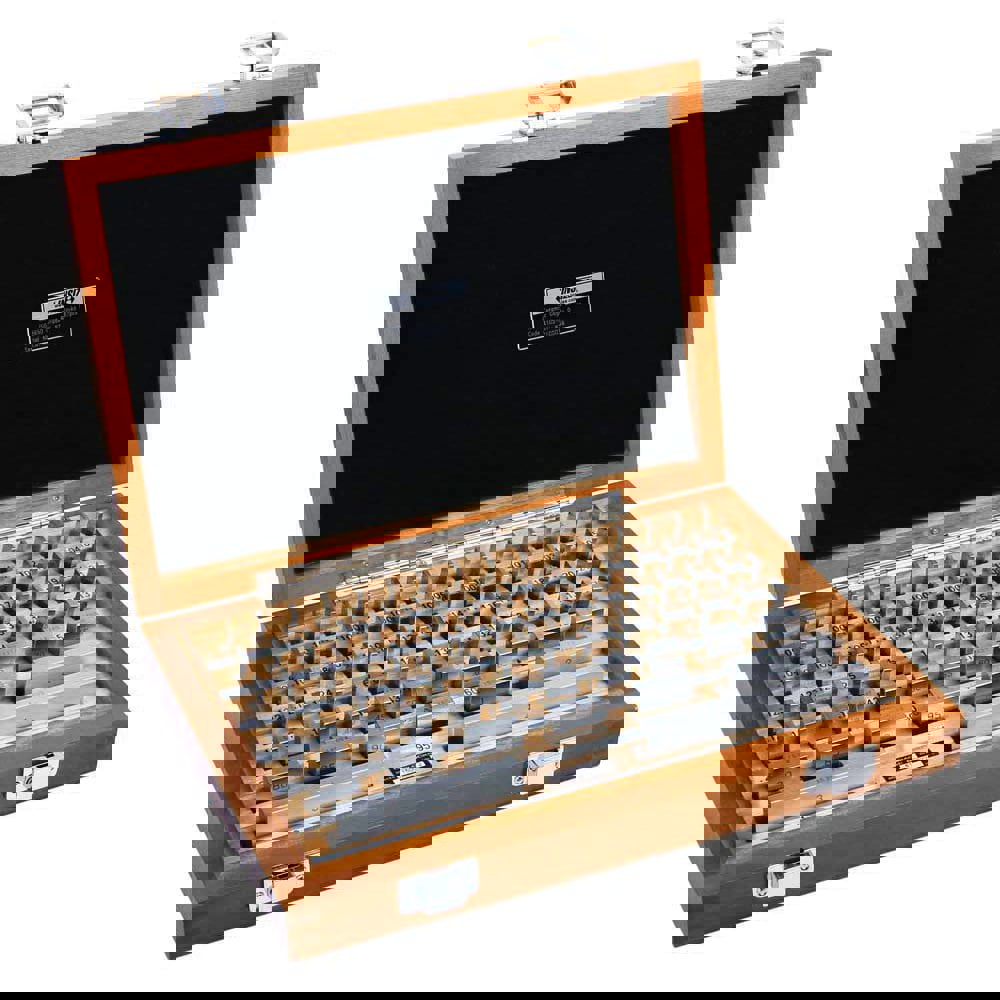 Gage Block & Spacer Sets; Accuracy Grade: AS-2 ; Step Increments (Inch): (9) 0.0001; (9) 0.001; (9) 0.01; (5) 0.1