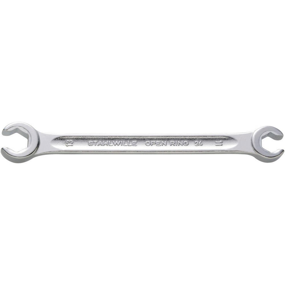 Flare Nut Wrenches; Wrench Type: Open End ; Wrench Size: 8mm; 10 mm ; Double/Single End: Double ; Opening Type: 6-Point Flare Nut ; Material: Steel ; Finish: Chrome-Plated