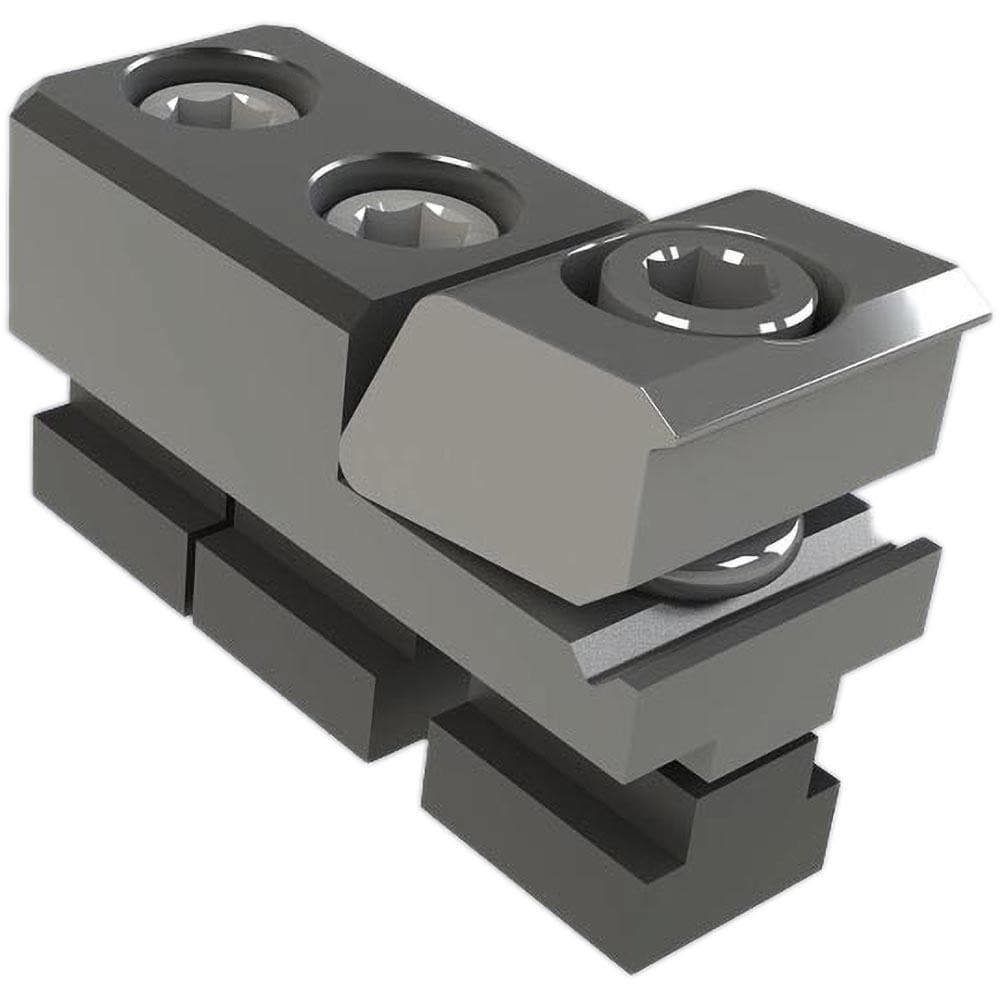 T-Slot Toe Clamps; Overall Length (mm): 3.75 ; Overall Length (Decimal Inch): 3.75 ; T-Slot Size (mm): 16mm ; T-Slot Size (Inch): 16mm ; Holding Force (Lb.): 50000N ; Overall Height (mm): 2.3850