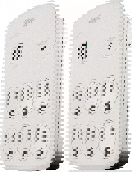 Electrical Outlet Adapters; Adapter Color: White