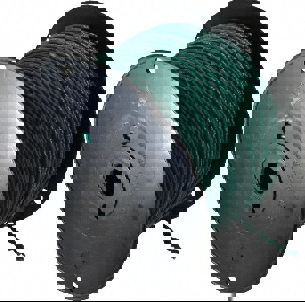 Machine Tool Wire: 18 AWG, Green, 500' Long, Polyvinylchloride, 0.108