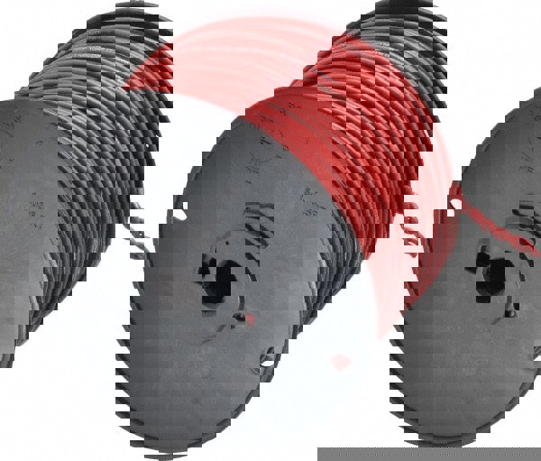 Machine Tool Wire: 16 AWG, Red, 500' Long, Polyvinylchloride, 0.12