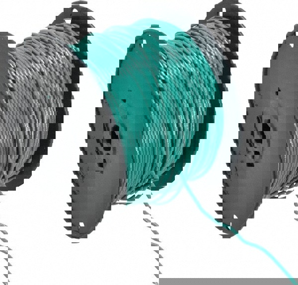 Machine Tool Wire: 16 AWG, Green, 500' Long, Polyvinylchloride, 0.12