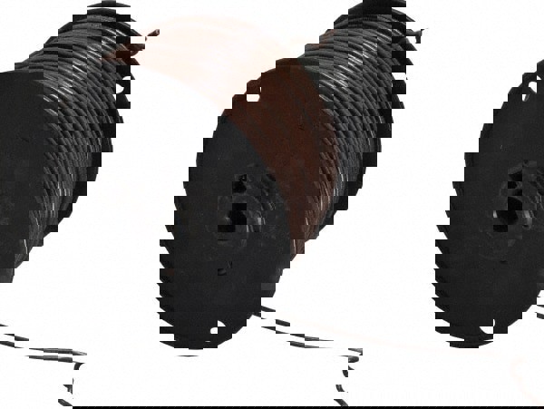 Machine Tool Wire: 16 AWG, Brown, 500' Long, Polyvinylchloride, 0.12