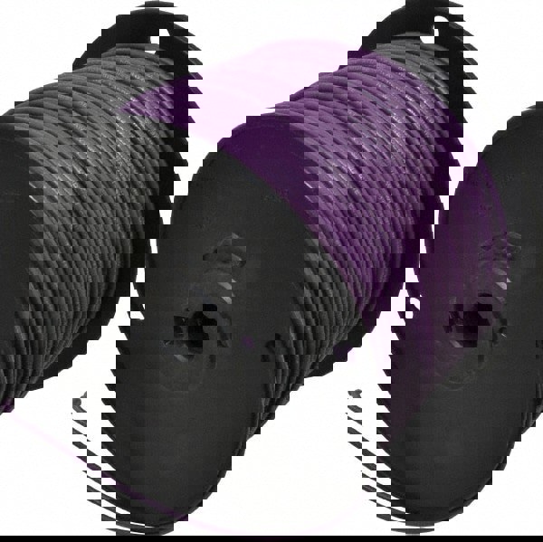 Machine Tool Wire: 16 AWG, Purple, 500' Long, Polyvinylchloride, 0.12