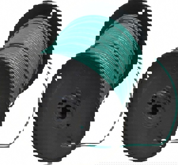 Machine Tool Wire: 14 AWG, Green, 500' Long, Polyvinylchloride, 0.136