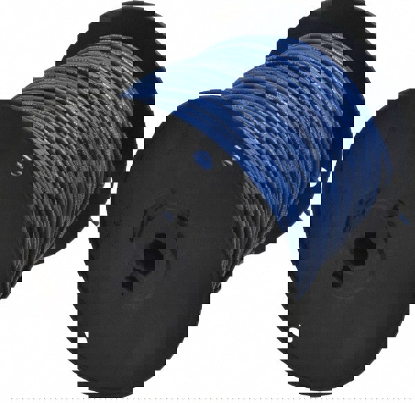 Machine Tool Wire: 14 AWG, Blue, 500' Long, Polyvinylchloride, 0.136