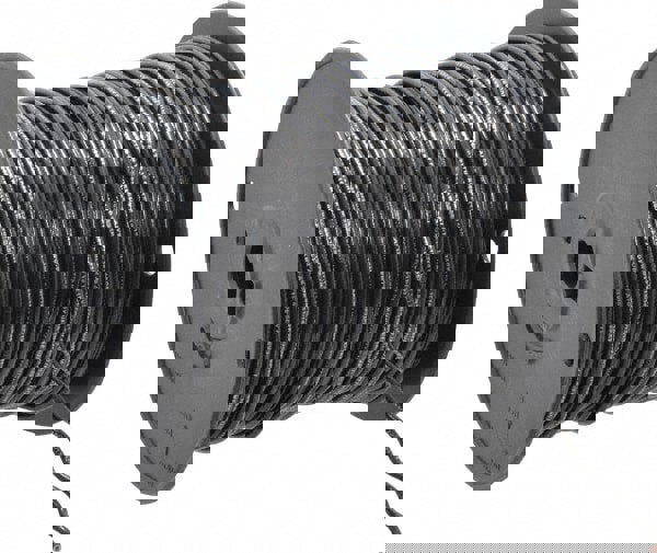 Machine Tool Wire: 14 AWG, Black, 500' Long, Polyvinylchloride, 0.136