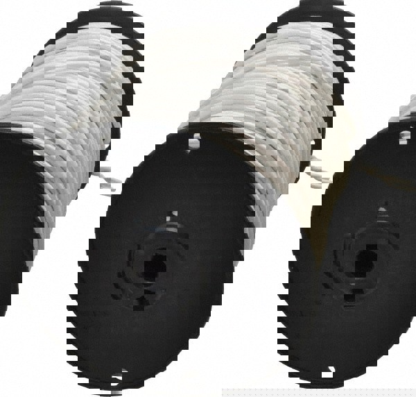 Machine Tool Wire: 12 AWG, White, 500' Long, Polyvinylchloride, 0.155