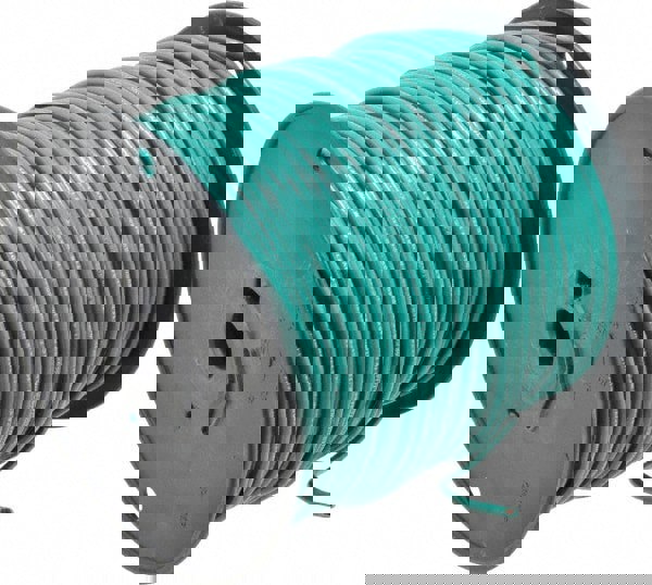 Machine Tool Wire: 12 AWG, Green, 500' Long, Polyvinylchloride, 0.155