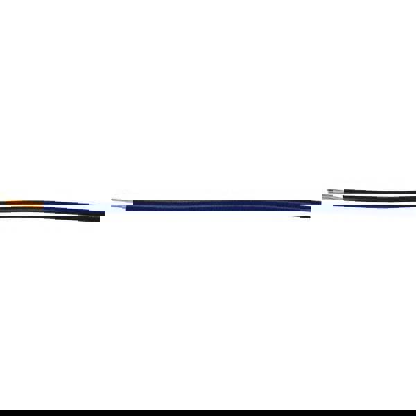 Machine Tool Wire: 12 AWG, Blue, 500' Long, Polyvinylchloride, 0.155