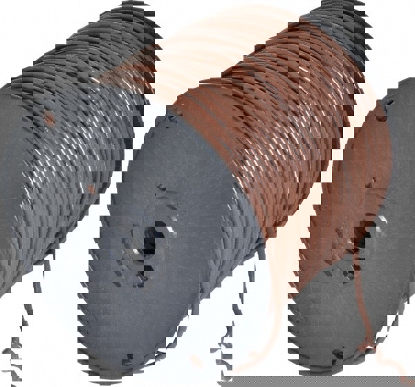 Machine Tool Wire: 12 AWG, Brown, 500' Long, Polyvinylchloride, 0.155