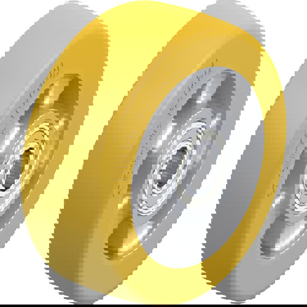 Caster Wheels; Wheel Type: Rigid; Swivel ; Wheel Diameter (Inch): 5-1/2 ; Bearing Type: Ball ; Wheel Width (Inch): 2-1/8 ; Wheel Core Material: Die-Cast Aluminium ; Wheel Material: Polyurethane