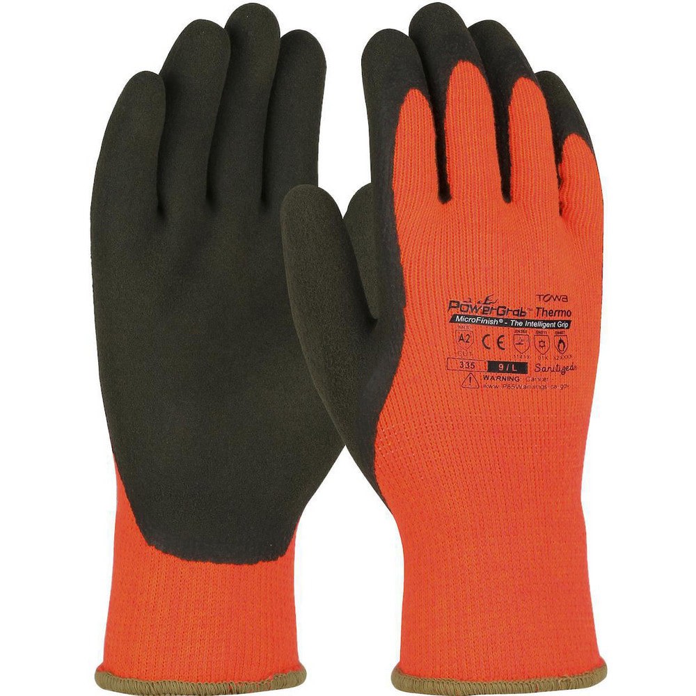 Work Gloves: PiP 41-1400, Size X-Large, Latex-Coated Acrylic, General Purpose