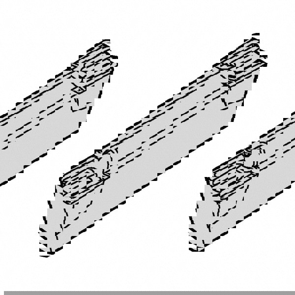 Grooving Insert: G0300GMP KCU25, Solid Carbide