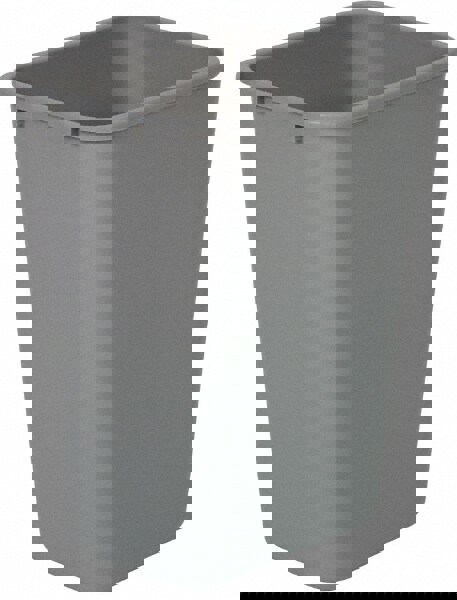 41 Qt Rectangle Gray Trash Can