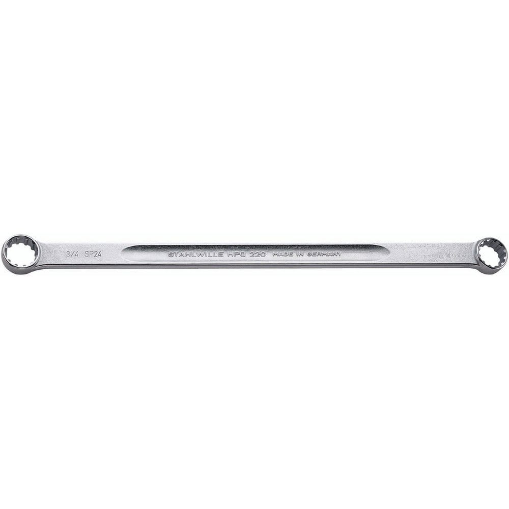 Box Wrenches; Wrench Type: Offset Box End Wrench ; Size (Decimal Inch): 9/16 x 5/8 ; Double/Single End: Double ; Wrench Shape: Straight ; Material: Chrome Alloy Steel ; Finish: Chrome
