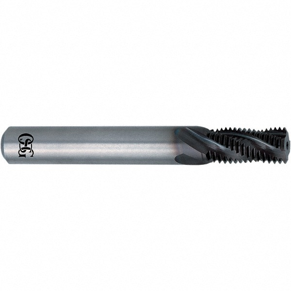 Helical Flute Thread Mill: #2-64, 3 Flute, 1/4