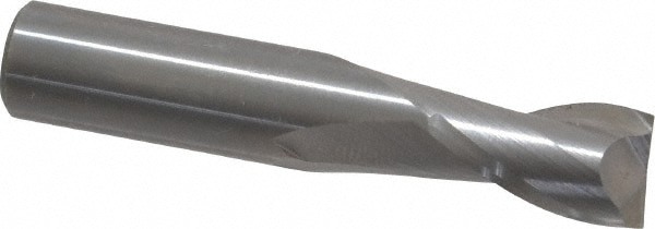 Square End Mill: 0.1378'' Dia, 0.2756'' LOC, 2 Flutes, Solid Carbide