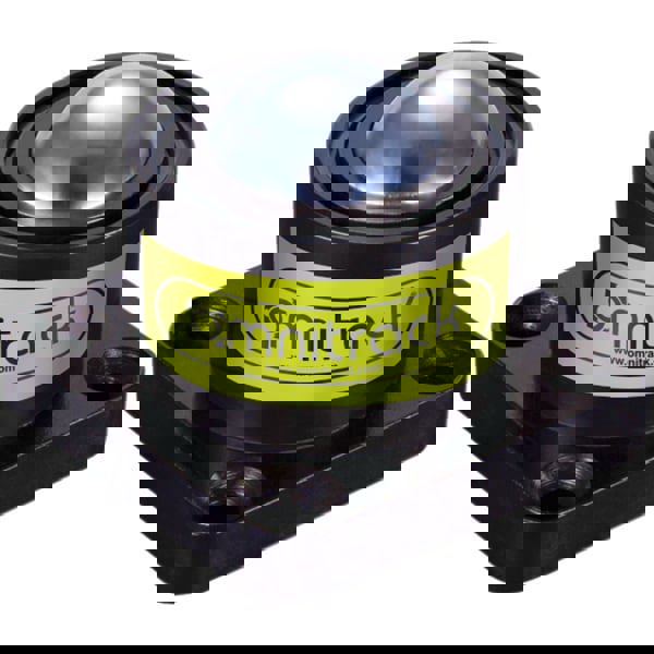 Ball Transfer: Chrome Steel, Square Base