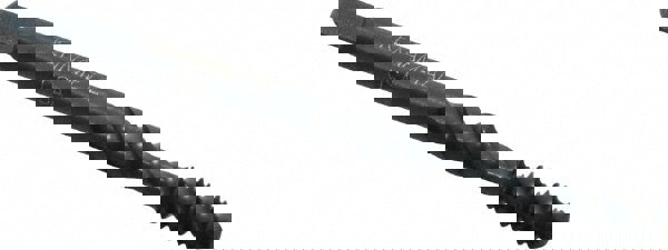 Spiral Flute Tap: #6-32, UNC, 3 Flute, Bottoming, 2B Class of Fit, Vanadium High Speed Steel, Oxide Finish