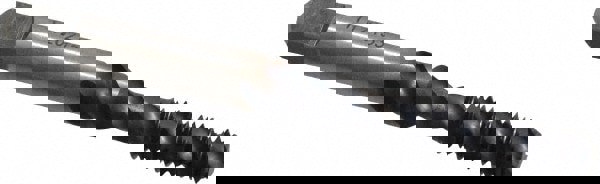 Spiral Flute Tap: M6 x 1.00, Metric Coarse, 3 Flute, Bottoming, 6H Class of Fit, Vanadium High Speed Steel, TICN Finish