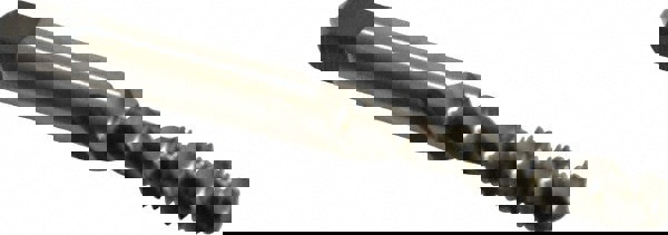 Spiral Flute Tap: M6 x 1.00, Metric Coarse, 3 Flute, Bottoming, 6H Class of Fit, Vanadium High Speed Steel, Bright/Uncoated