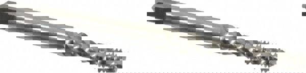 Spiral Flute Tap: M4 x 0.70, Metric Coarse, 3 Flute, Bottoming, 6H Class of Fit, Vanadium High Speed Steel, Bright/Uncoated