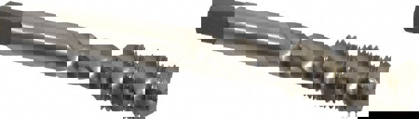 Spiral Flute Tap: 1/2-20, UNF, 3 Flute, Bottoming, 3B Class of Fit, Vanadium High Speed Steel, Bright/Uncoated