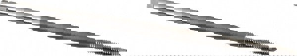 Extension Tap: 1/4-28, 2 Flutes, H3, Bright/Uncoated, High Speed Steel, Spiral Point