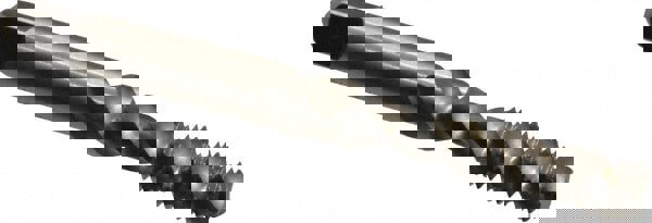 Spiral Flute Tap: 1/4-28, UNF, 3 Flute, Bottoming, 3B Class of Fit, Vanadium High Speed Steel, Bright/Uncoated