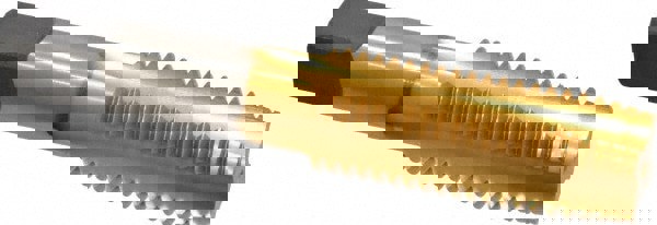 1-8 Plug RH 3B H4 TiN High Speed Steel 4-Flute Straight Flute Hand Tap