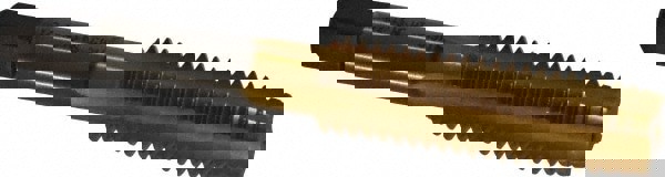 1/2-13 Plug RH 3B H3 TiN High Speed Steel 4-Flute Straight Flute Hand Tap