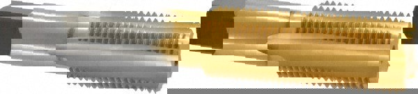 3/4-16 Plug RH 3B H3 TiN High Speed Steel 4-Flute Straight Flute Hand Tap