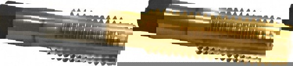 5/8-11 Plug RH 3B H3 TiN High Speed Steel 4-Flute Straight Flute Hand Tap