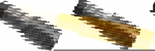 7/16-20 Plug RH H3 TiN High Speed Steel 4-Flute Straight Flute Hand Tap