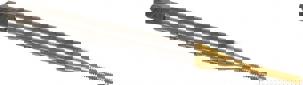 #0-80 Bottoming RH 2B H2 TiN High Speed Steel 2-Flute Straight Flute Hand Tap