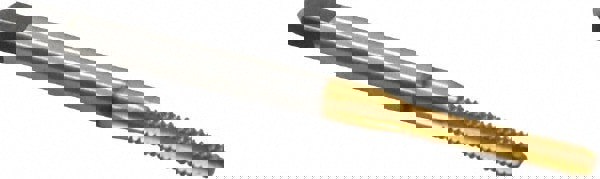 #4-40 Bottoming RH 2B/3B H2 TiN High Speed Steel 3-Flute Straight Flute Hand Tap