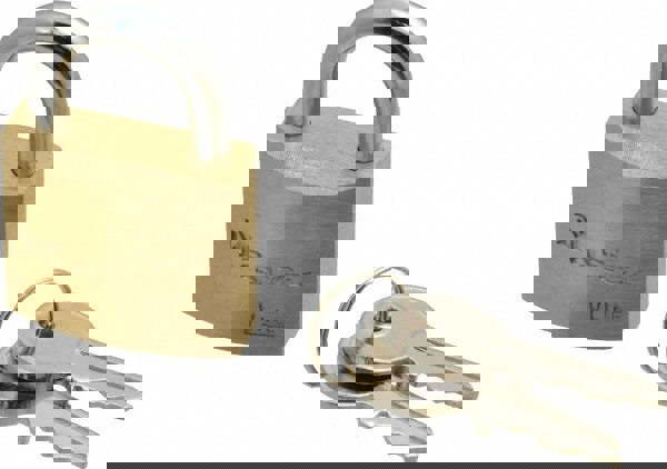 Padlock: Brass, Keyed Alike, 1-1/8