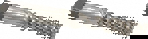 Spiral Flute Tap: 3/8-16, UNC, 3 Flute, Bottoming, 3B Class of Fit, Vanadium High Speed Steel, Bright/Uncoated