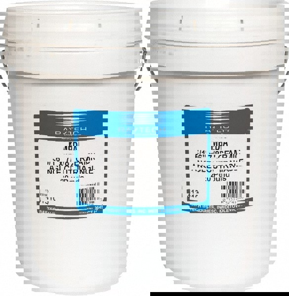 Triangle Tumbling Media: Ceramic Carrier, Aluminum Oxide Abrasive, 5/16